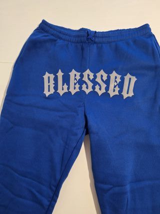 Chándal hombre Azul BLESSED Talla L (NUEVO)