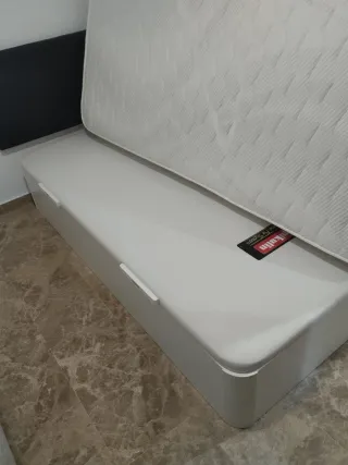 Cama canapé abatible + colchón + cabecero