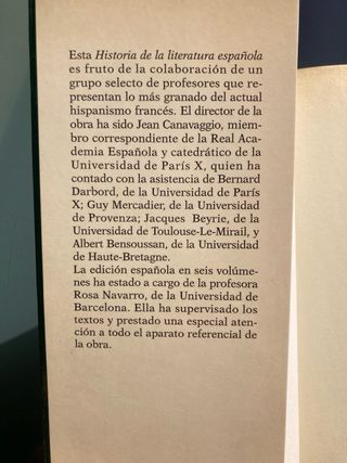 Historia literatura española. El siglo XX