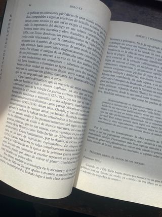 Historia literatura española. El siglo XX