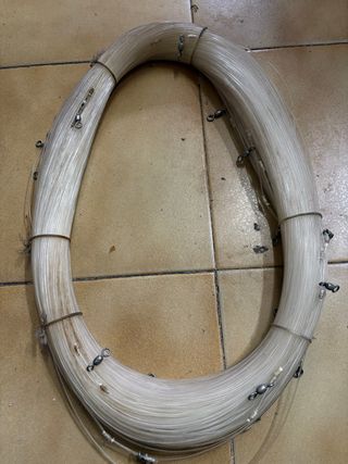 Palangre de pesca 200m con anzuelos