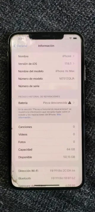 iPhone Xs Max 64GB Space Gray