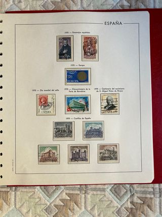 Álbum Sellos España Edifil 1965-1975