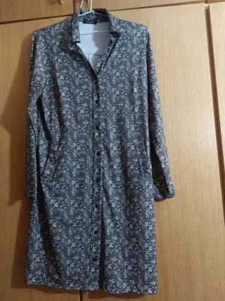 Vestido largo estampado floral