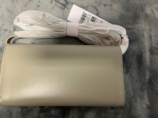 Bolso Benetton Beige y Plateado