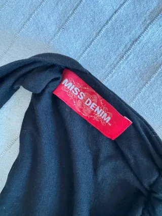 Mini abito Miss Denim nero XS/S