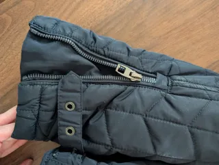 Chaqueta Zara acolchada hombre negra