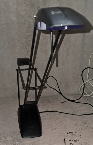 Lámpara Halógena Vintage Articulada Doble Brazo