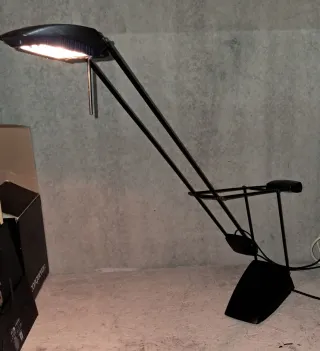 Lámpara Halógena Vintage Articulada Doble Brazo