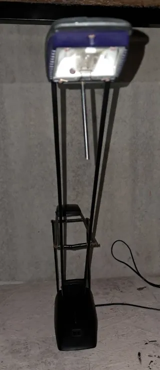 Lámpara Halógena Vintage Articulada Doble Brazo