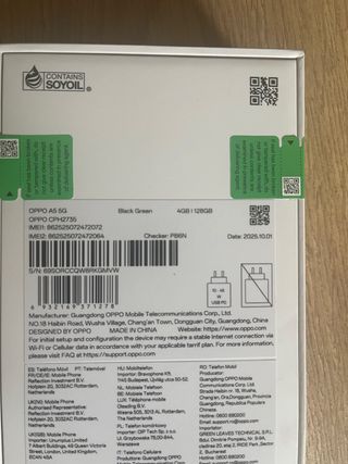 OPPO A5 5G Nuevo y Precintado