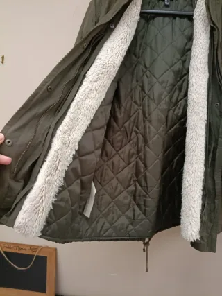 Parka mujer desmontable acolchado interior