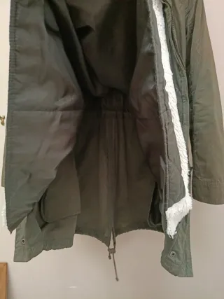 Parka mujer desmontable acolchado interior