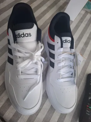 Zapatillas Adidas Blancas y Azules