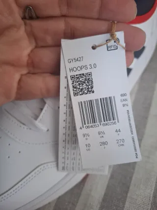 Zapatillas Adidas Blancas y Azules