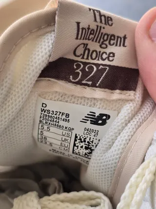 New Balance 327 Cuero Beige/Gris