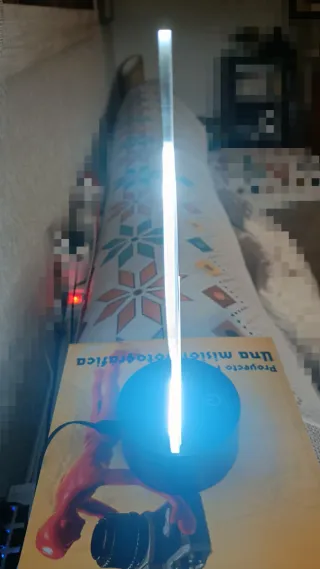 Lámpara 3D Yoga/Meditación multicolor