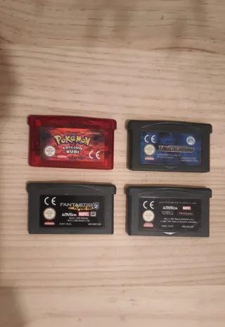 Lote 4 juegos Game Boy Advance