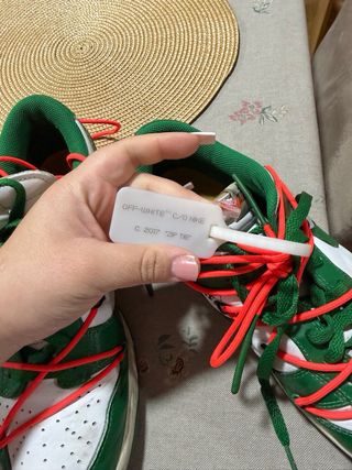 Nike Dunk Low Off-White Verde Blanco