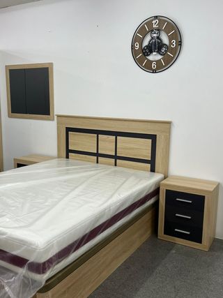 Muebles de dormitorio : mesitas + cabecero