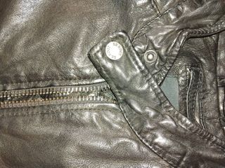 Giubbotto in pelle nero