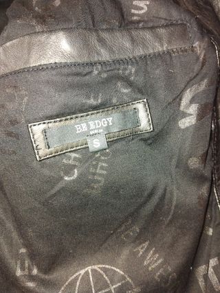 Giubbotto in pelle nero