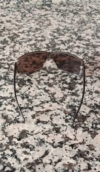 Gafas Vintage Marrón y Plateadas