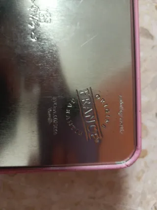 Caja Metálica Galletas Francia Colección