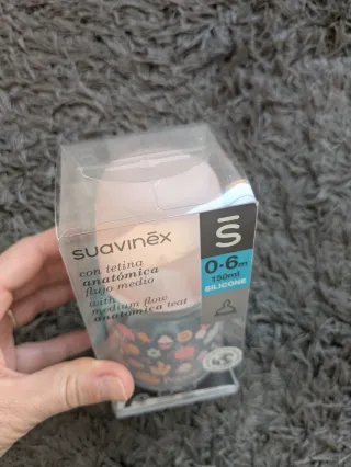 Pack Biberón Suavinex + Termo Miniland + Mordedor
