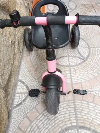 Triciclo infantil rosa