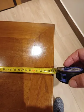 Consola de madera estilo rústico