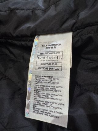 Chaqueta Carhartt WIP Whitsome Shirt Beige