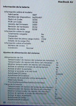 Macbook air 2015 early i7 8gb perfecto o cambio