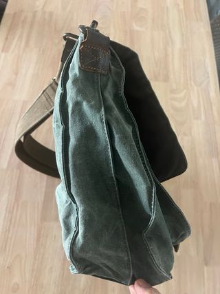 Maletín piel y tela Kasgo