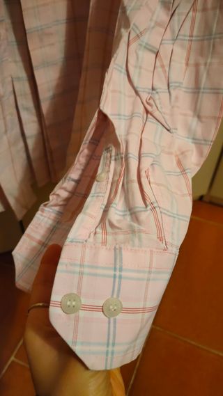 Camicia Gas basic a quadri rosa