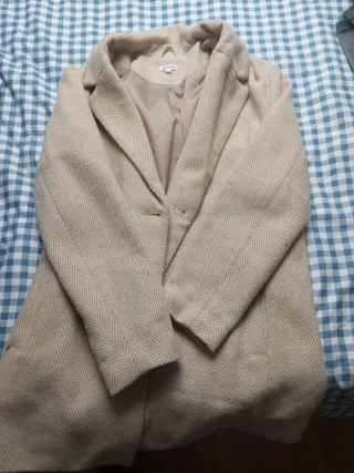 Abrigo marrón espiga