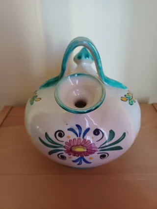 Botijo decorativo pintado a mano