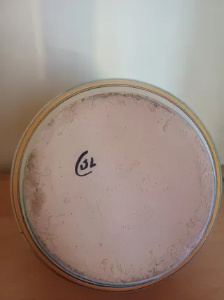 Botijo decorativo pintado a mano