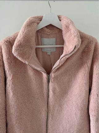 Chaqueta pelo rosa