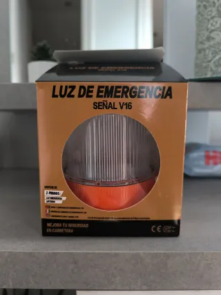 Baliza V16 , luz de emergencia