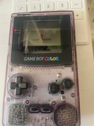 Game Boy Color Púrpura Transparente Original