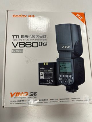 Flash Godox V860II-N per Canon