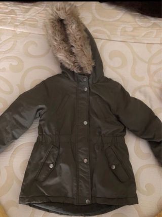 Chaqueta parka niña verde