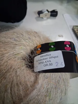 Gomitoli misto mohair lana acrilico 10 pz