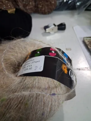 Gomitoli misto mohair lana acrilico 10 pz