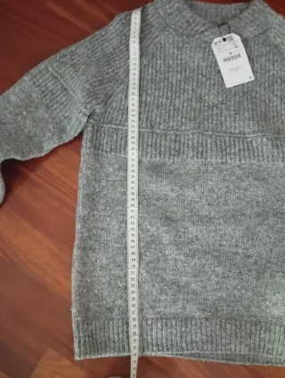 Jersey Zara Gris 10 Años sin estrenar