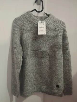 Jersey Zara Gris 10 Años sin estrenar