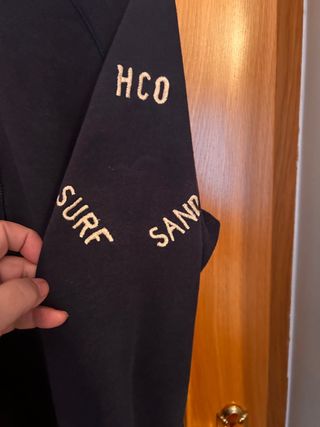 Sudadera Hollister Azul con Capucha