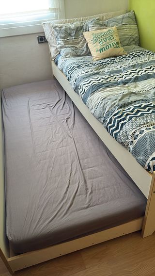 Diván cama nido con 2 colchones