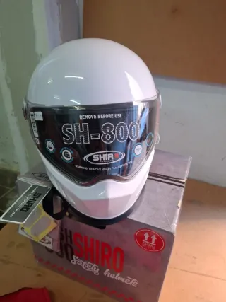 CASCO INTEGRAL SH 800 HELMETS PURE SHIRO TALLA M
